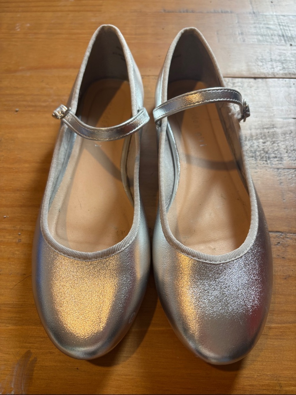 Madden Girl Girls Silver Mary Jane Flats - Lightweight Dress Shoes